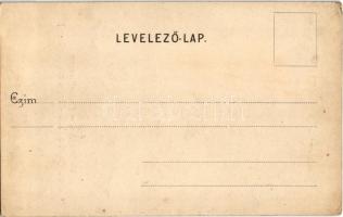 Komárom, Komárno; Klapka szobor. Freisinger Mór kiadása / Klapka-Monument / statue (EK)