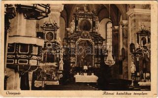 Oroszvár, Rusovce, Karlburg (Pozsony, Pressburg, Bratislava); Római katolikus templom belső / church interior (EK)