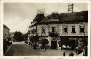 Ungvár, Uzshorod, Uzhhorod, Uzhorod; Slovenská Banka, Bercsényi nagy szálloda és kávéház / hotel and cafe