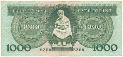 1993. 1000Ft "E 51844358" T:F,VG tűzőgép-lyukak Adamo F47