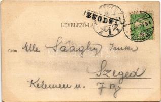 1903 Zsolna, Sillein, Zilina; Fő tér / main square