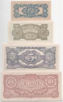 Mianmar / Japán megszállás DN (1942-1944) 1/4R-10R (4xklf) T:AU
Myanmar / Japanese Occupation ND (1...