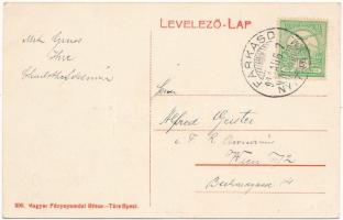 1910 Vágfarkasd, Farkasd, Forcas, Vlkad nad Váhom, Vlcany; Református templom és iskola, plébánia / ...