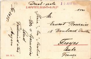 1911 Arad, Vártemplom, katonák. W.L. 505. / castle church, soldiers. TCV card (EK)