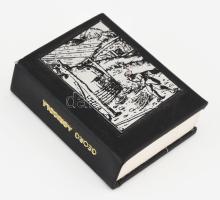 Agricola: A bányászatról és kohászatról. Bányászat- kohászattörténet. Miskolc, 1983. Műbőr kötésben , fém plakettel Minikönyv. Sorszámozott 125/150 pld