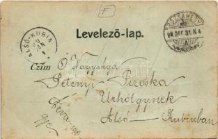 1899 (Vorläufer) Rózsahegy, Ruzomberok; látkép. Vozarik J. L. kiadása / general view (Rb)