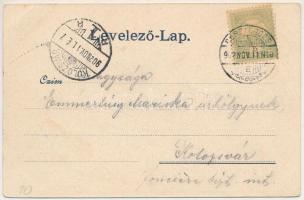 1902 Beszterce, Bistritz, Bistrita; Kornmarkt / Búza tér, Fritz Zimmermann üzlete. M. Binder kiadása...