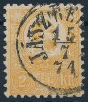 1871 Kőnyomat 2kr "JÁSZBER(ÉNY)"