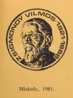 Csath Béla: Zsigmondy Vilmos. Bp., 1988. Minikönyv műbőr kötésben, fém plakettel, 500 pld kereskedel...