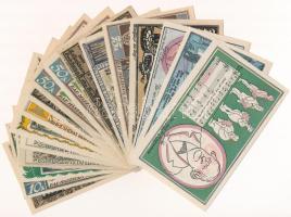 Németország / Weimari Köztársaság / Braunschweig ~1921-1923. 10pf-75pf (18db, 16xklf) T:UNC-F German...