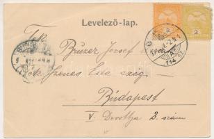 1903 Beszterce, Bistritz, Bistrita; Beutlergasse. Verlag von Th. Botschar / utca, csatorna építés / ...