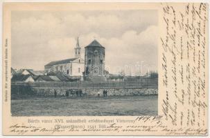 1904 Bártfa, Bardiov, Bardejov; XVI. századbeli erődítményei: víztorony 1541-ből. Breitner Mór kiadása / water tower from 1541