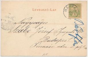 1904 Bártfa, Bardiov, Bardejov; XVI. századbeli erődítményei: víztorony 1541-ből. Breitner Mór kiadá...