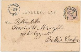 1899 (Vorläufer) Besztercebánya, Banská Bystrica; IV. Béla tér, felsőbb leány iskola. Eugen Végh kia...