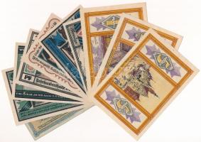 Németország / Weimari Köztársaság / Breslau (Wroclaw) 1920-1922. 25pf-5M (10xklf) T:UNC-XF Germany /...