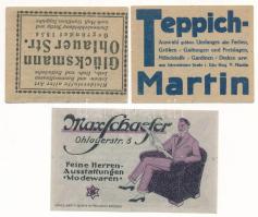 Németország / Weimari Köztársaság / Breslau (Wroclaw) 1920-1922. 20pf + 50pf "Breslaui Városi V...