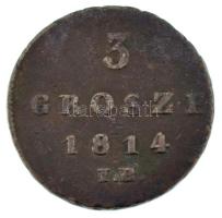 Lengyelország / Varsói grófság 1814IB 3g Cu "I. Frigyes Ágost" T:VF
Poland / Duchy of War...