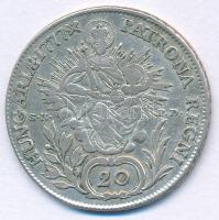 1777B/SK-PD 20kr Ag "Mária Terézia" (6,55g) T:VF patina
Hungary 1777B/SK-PD 20 Kreuzer Ag...