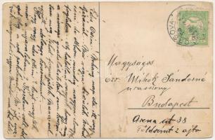 1909 Lugos, Lugoj; M. kir. selyemfonoda, gyár. Nemes Kálmán kiadása / silk spinning mill, factory (á...