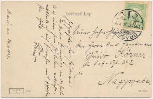 1909 Brassó, Kronstadt, Brasov; Predeáli vasúti alagút, vonat, gőzmozdony / railway tunnel, train, l...