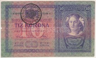 1904. 10K fekete "Romania Timbru Special" felülbélyegzéssel T:F,VG kis szakadás
Adamo K10...