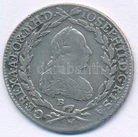 1777B/SK-PD 20kr Ag "II. József" (6,47g) T:VF 
Hungary 1777B/SK-PD 20 Kreuzer Ag "Jo...