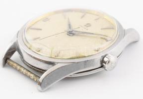 Omega férfi karóra. Mechanikus, működik (szervizelést igényelhet), sérült üveggel, szíj nélkül, szám...