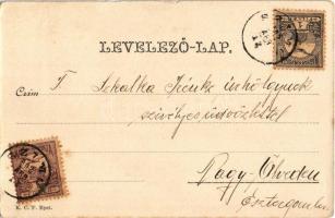 1902 Greek Virgin. K.C.F. Bpst., unsigned Raphael Kirchner (EK)