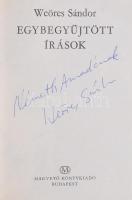 Weöres Sándor: Egybegyűjtött írások. I-III. köt. A szerző, Weöres Sándor (1913-1989) költő, író, műf...