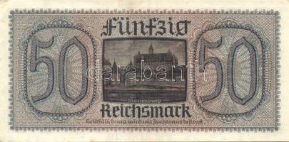 Német Birodalom / II. világháborús megszállások 1939. 50M (2x) egymás utáni sorszámokkal T:I,I-