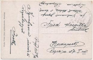 1918 Rózsahegy, Ruzomberok; Országos Hadigondozó hivatal különleges gyógyintézete, konyha katonákkal...