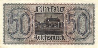 Német Birodalom / II. világháborús megszállások 1939. 50M (3x) egymás utáni sorszámokkal T:I,I-,II+