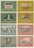 Németország / Weimari Köztársaság / Canth (Kąty Wroclawskie) ~1920. 25pf-75pf (8xklf) T:UNC,AU Germa...