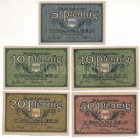 Németország / Weimari Köztársaság / Calau 1918-1920. 5pf-50pf (5xklf) T:UNC-F
Germany / Weimar Repu...