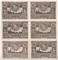 Németország / Weimari Köztársaság / Bürgel 1921. 25pf-75pf (6xklf) T:UNC,AU
Germany / Weimar Republ...