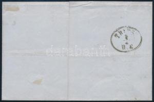 1866 2kr nyomtatványon "MARCZALY" - Triest 1866 2kr on printed matter "MARCZALY"...