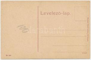 Bánffyhunyad, Huedin; Református templom. No. 359. (W.L. ?) Ábrahám Mórné kiadása / Calvinist church...