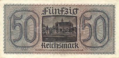 Német Birodalom / II. világháborús megszállások 1939. 50M (3x) egymás utáni sorszámokkal T:I,I-,II+