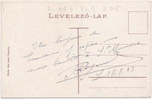 Temesvár, Timisoara; Gyárváros, új híd, villamos. Gerő Manó kiadása / Fabrik, neue Brücke / street v...