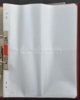 A4-es gyűrűs képeslap album kb. 400 férőhellyel / A4 size postcard album for cca. 400 postcards