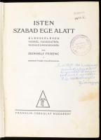 Zsindely Ferenc: Isten szabad ege alatt. Elbeszélések vadról, vadászatról, vadászemberekről. Zsindel...