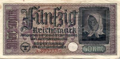 Német Birodalom / II. világháborús megszállások 1939. 50M (2x) T:II,III