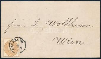 ~1863 15kr levélen / on cover "SZEGEDIN" - Wien