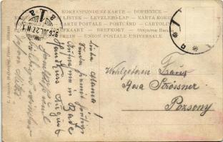 1906 Abbazia, Opatija; fürdőzők csoportképe / bathers. E. Jelussich photo