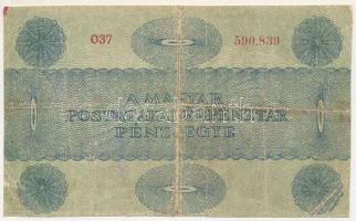 1919. 5K "MÁS TÖRVÉNYES..." előlapján gúnyrajz T:VG kis szakadás
Adamo K8/1Be