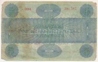 1919. 5K "MÁS TÖRVÉNYES..." előlapján gúnyrajz T:VG kis szakadás, folt
Adamo K8/1Be