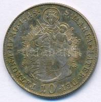 1848B 10kr Ag "V. Ferdinánd" T:AU,XF patina
Huszár: 2085 Unger III.: 1422