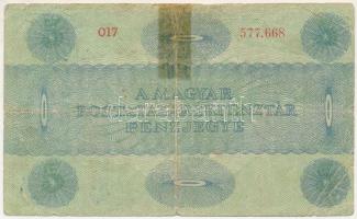 1919. 5K "OSZTRÁK-MAGYAR BANK..." előlapján gúnyrajz T:VG egy helyen ragasztva
Adamo K8Be