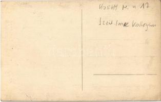 Budapest XI. Horthy Miklós út (ma Bartók Béla út), Szent Imre kollégium, villamos. photo (tűnyomok /...