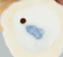 Herendi madár figura, jelzett, hibátlan, m: 10 cm